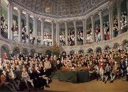 Thomas Pakenham The Irish House fo Commons addressed by Henry Grattan in 1780 during the campaign to force Britain to give Ireland free trade and legislative independ oil painting